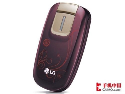 LG推女性手机KG376 紫色翻盖惊艳亮相