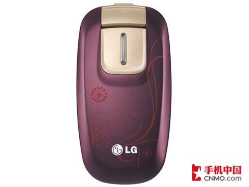 LG推女性手机KG376 紫色翻盖惊艳亮相