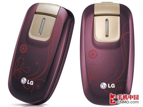 LG推女性手机KG376 紫色翻盖惊艳亮相