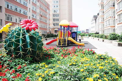 东盛嘉园小区的空中花园--牡丹江新闻网