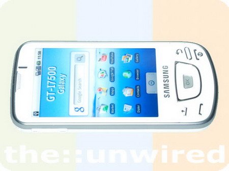 三星Android手机i7500白色版本亮相