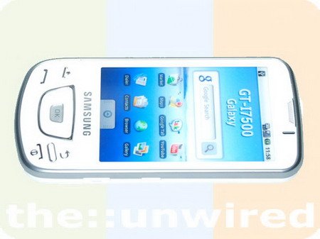 三星Android手机i7500白色版本亮相