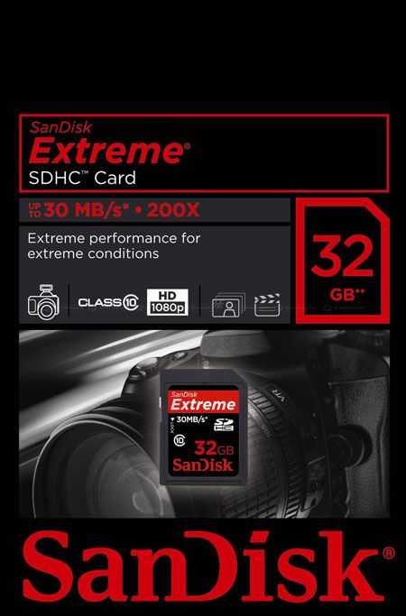 Extreme Pro登场 SanDisk顶级CF卡面世