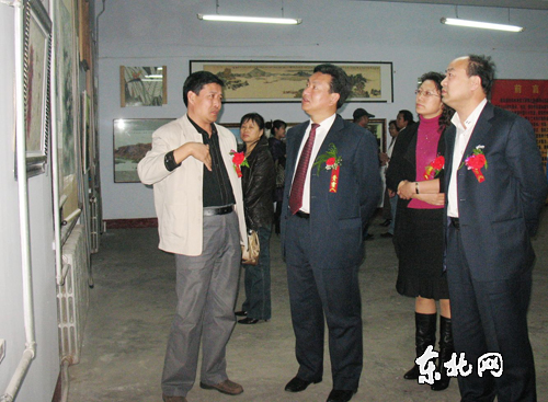 双鸭山市举办庆祝新中国成立60周年美术书法