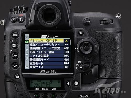 高速全幅新旗舰 海量官图详解尼康D3s