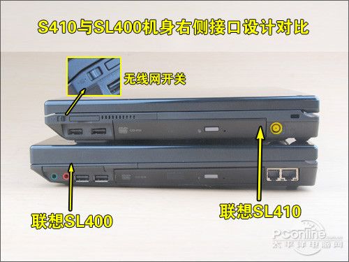模具升级 ThinkPad SL410/400细节对比