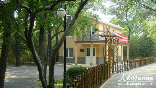 竹结构建筑亮相北京紫竹院公园
