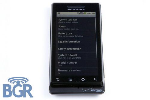六大看点 MOTO 谷歌机王Droid真机解析