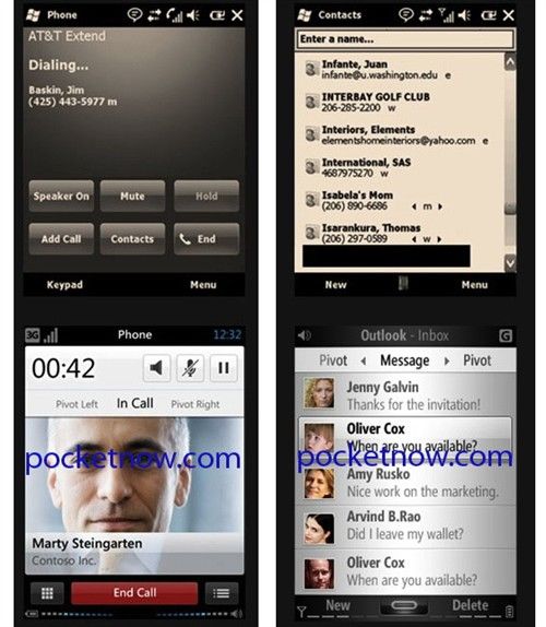 注重触控 Windows Mobile 7界面曝光