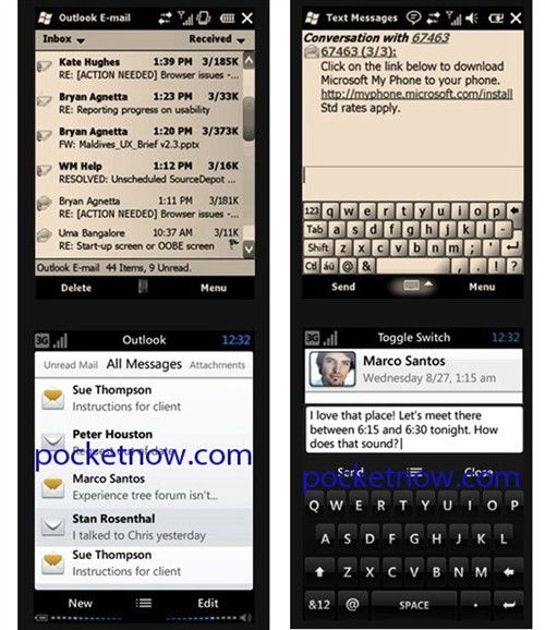 注重触控 Windows Mobile 7界面曝光