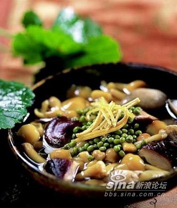 陈皮绿豆煲山珍