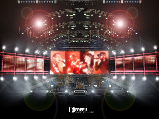 纵贯线北京演唱会票房大热舞美效果图曝光(图)