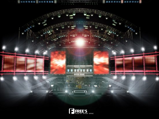 纵贯线北京演唱会票房大热舞美效果图曝光(图)