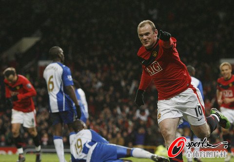 英超-曼联5-0差切尔西2分 鲁尼破门魔翼造3球