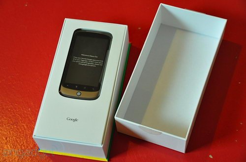 谷歌Nexus One手机开箱照抢先看