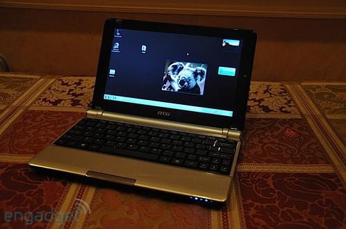 微星Wind U160上网本实机亮相(组图)