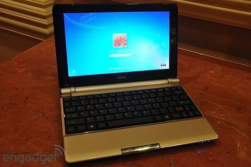 微星Wind U160上网本实机亮相(组图)