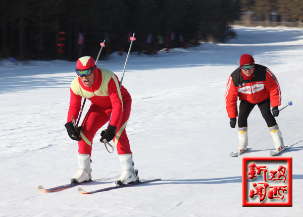 赛体魄斗严寒---全市电信杯滑雪比赛掠影
