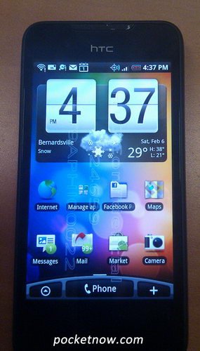 1GHz处理器 电信版HTC谷歌触屏旗舰曝光