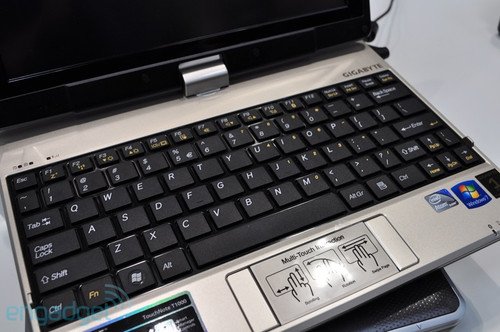 技嘉10英寸T1000平板上网本实机赏(图)