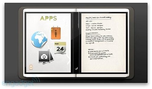 挑战iPad 微软Courier平板机图片曝光