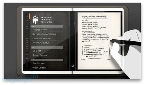 挑战iPad 微软Courier平板机图片曝光