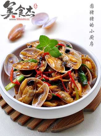教你做鲜美味浓的香辣豉香花蛤