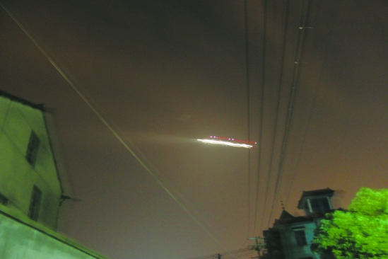 杭州不明飞行物拍摄者讲述目击不肯定是否UFO