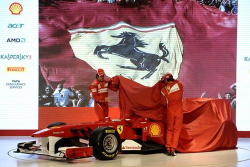 取名f150 法拉利2011款f1赛车正式发布高清图片
