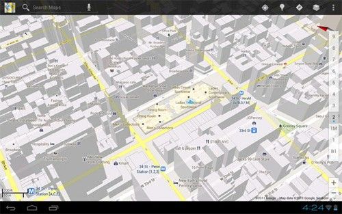 增加室内导航功能谷歌地图6.0发布
