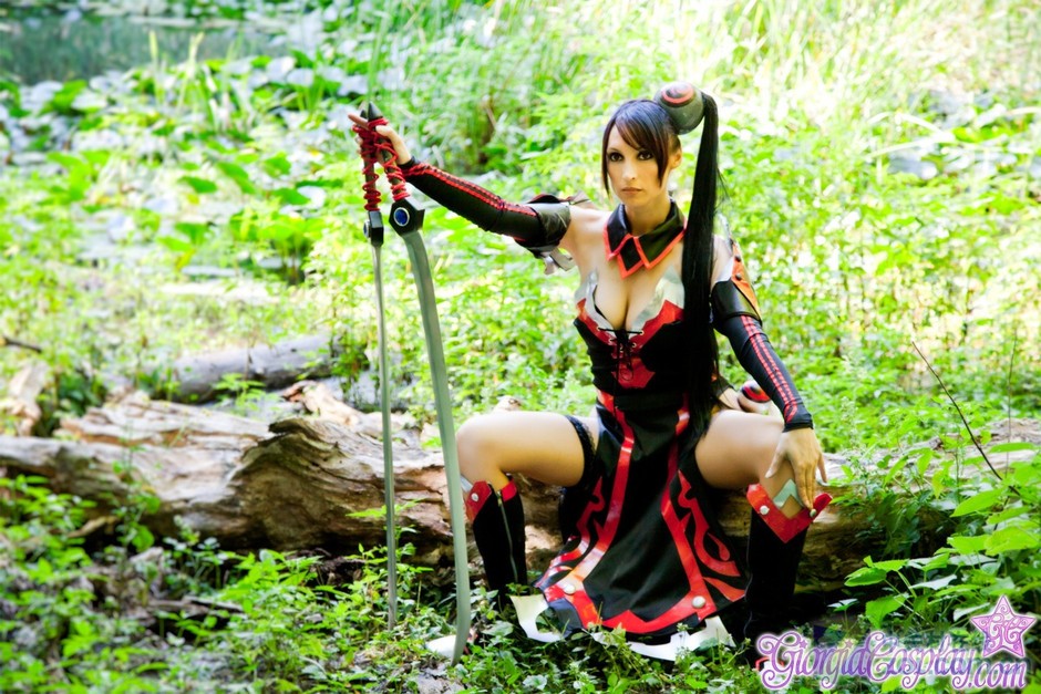 双刀女剑客韩网游优胜Cosplay美图赏析-cosplay,优胜