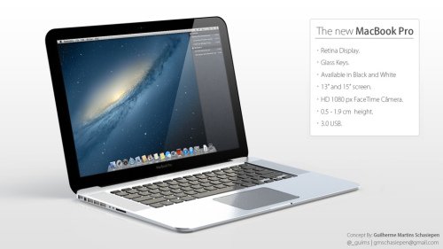 新MacBook Pro概念图亮相:加厚版Air