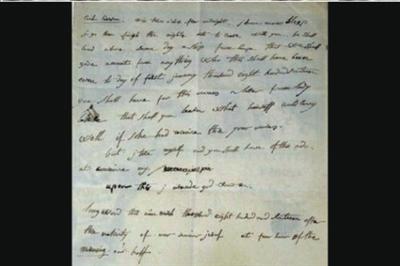 拿破仑英文信件拍出40万美元 谦逊请老师纠错