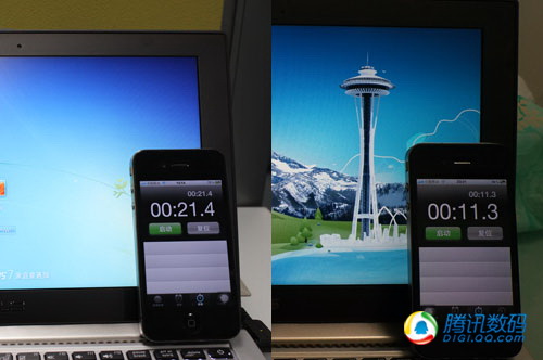 实测超极本配Win 8启动时间 速度提升近50%-
