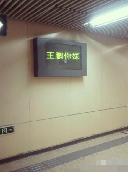 实拍组图:王鹏你妹不是病态是什么? -王鹏你妹