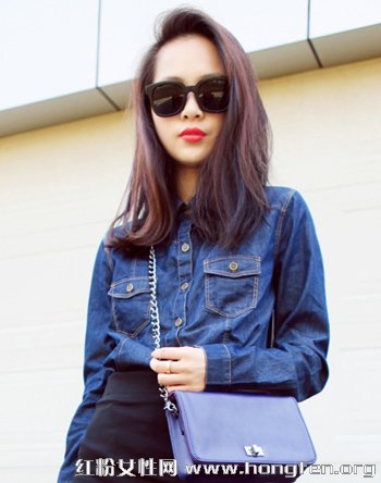 中长<em>直发斜刘海发型</em> 多种风格展现别样魅力-刘