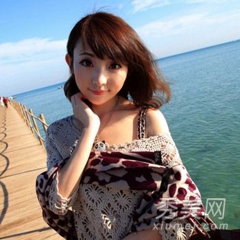 2013年少女气质的中长发发型