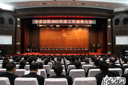 2012年哈尔滨市法院共审结各类案件58143件