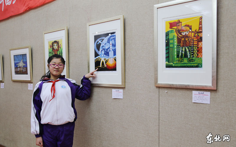 我的中国梦阿城版画专场开展小版画家聚冰城现场作画高清组图