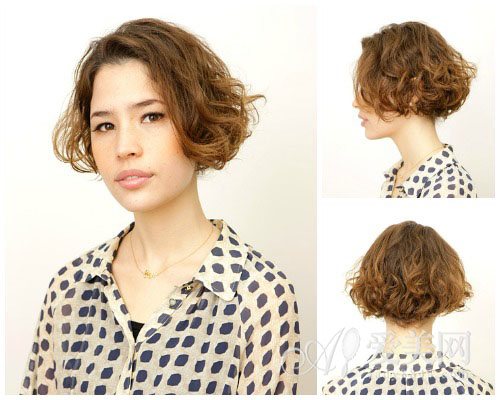 春夏<em>短发烫发图片</em>+潮女必备流行<em>发型</em>