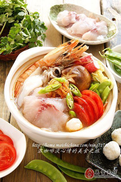 韩式海鲜火锅的做法