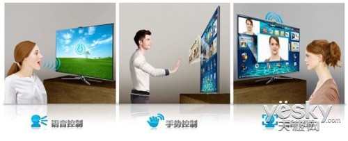 送4副3D眼镜 三星55F7500智能电视11499元