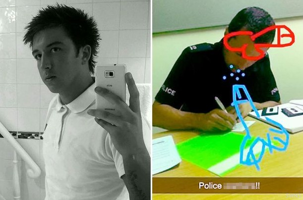 英男子在<em>警察照片</em>上画阴茎被罚5000元-<em>照片</em>|阴