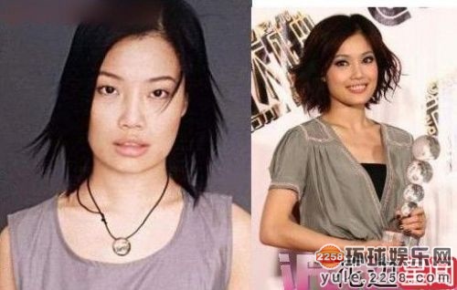 容祖儿的四方脸变鹅蛋脸