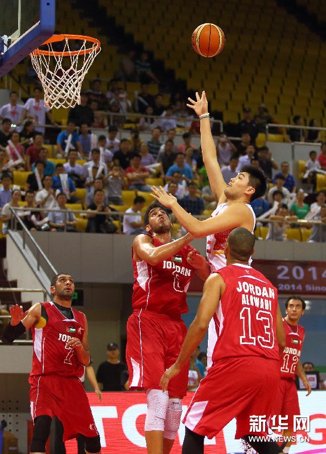 亚运会热身赛:中国男篮25分大胜约旦