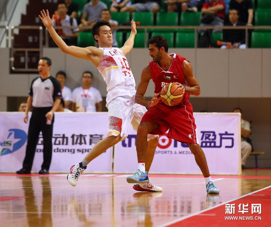 亚运会热身赛:中国男篮25分大胜约旦