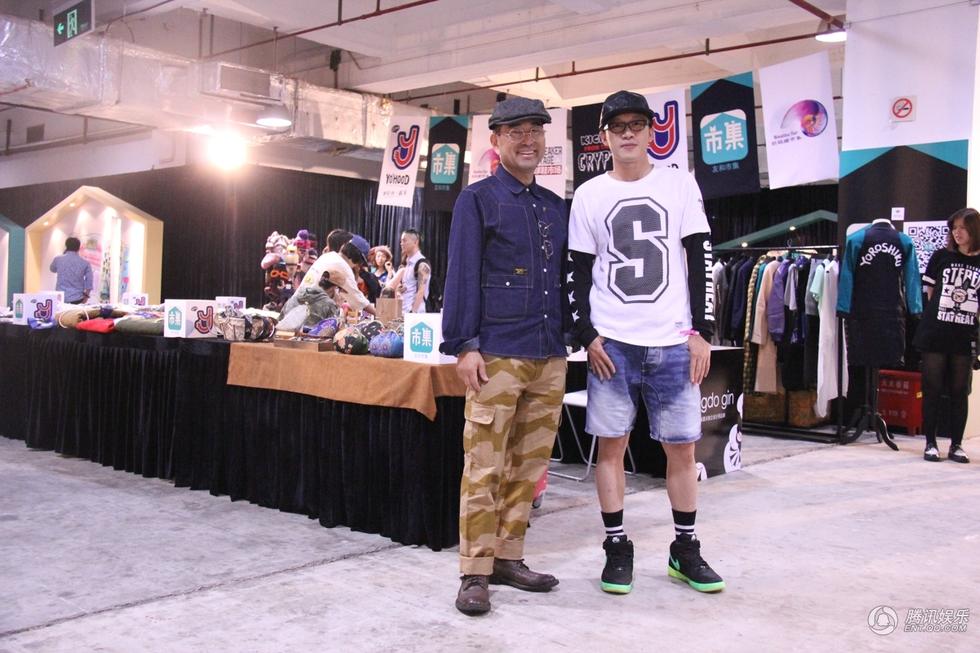 潮爷爷突袭潮流盛典 陈冠希尚雯婕都来求合影