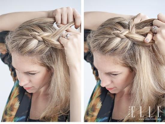 五分钟发型<em>教程</em> 荷兰侧编辫拯救大脸-大脸,<em>头发</em>