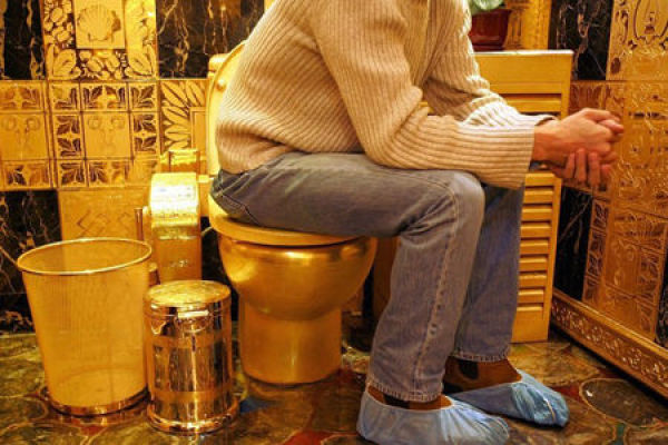 世界级高科技厕所用小便冲大便