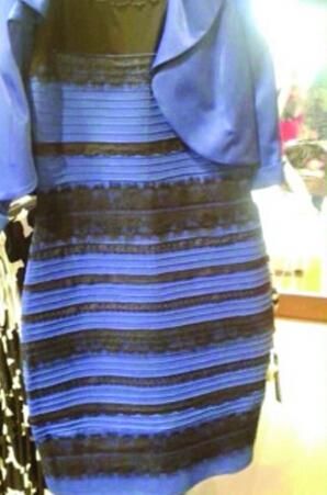 专家分析蓝黑裙子原图 网友找到实物真是颜色